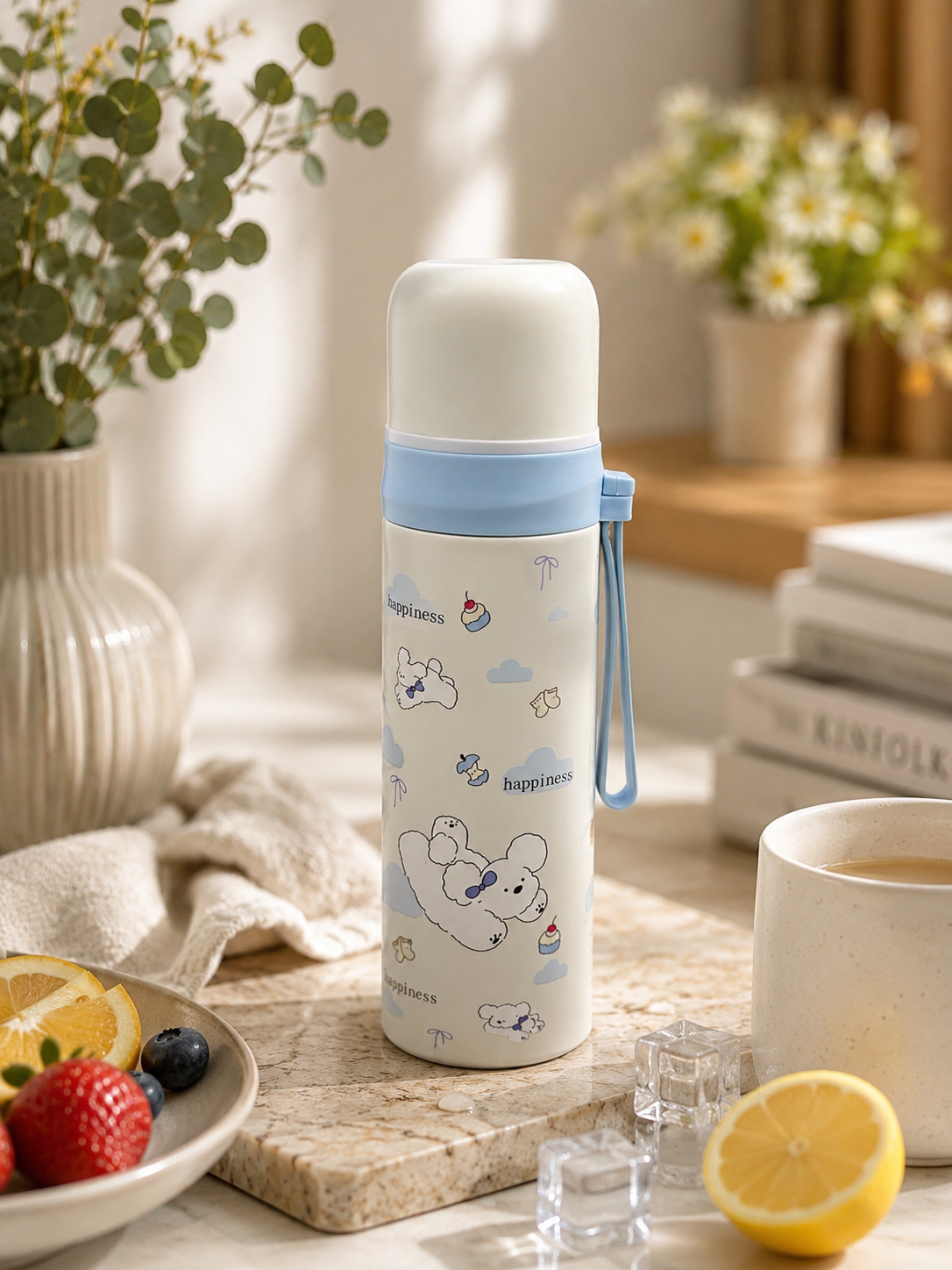 500ml Stainless Steel Vacuum Flask Leakproof Insulated Bottle