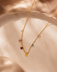 Anti Tarnish Heart Charm Necklace for Women | Gold Plated Stainless Steel