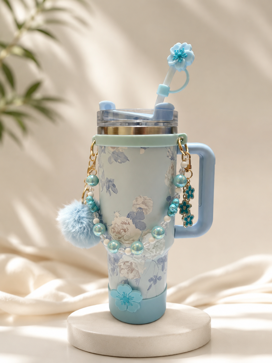 1200ML Bloom Charm Floral Tumbler