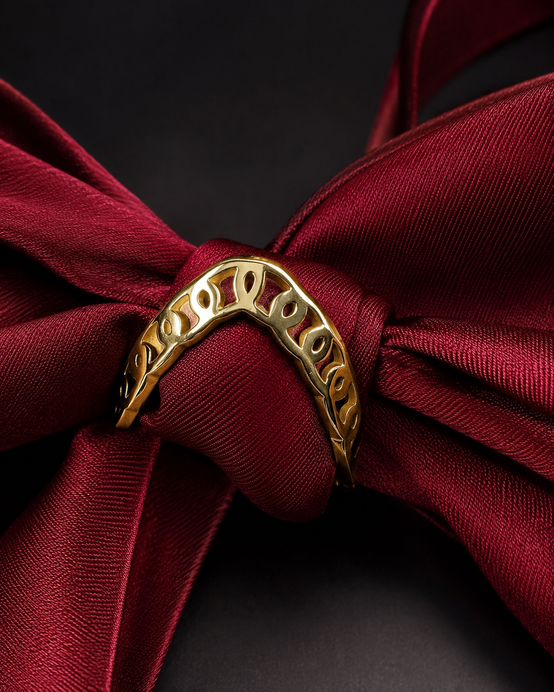 Anti Tarnish Stylish V Ring for Women | Gold Ring | Sizes 7 & 8