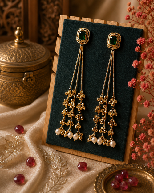 Zamrud Kashmiri Heritage Earrings