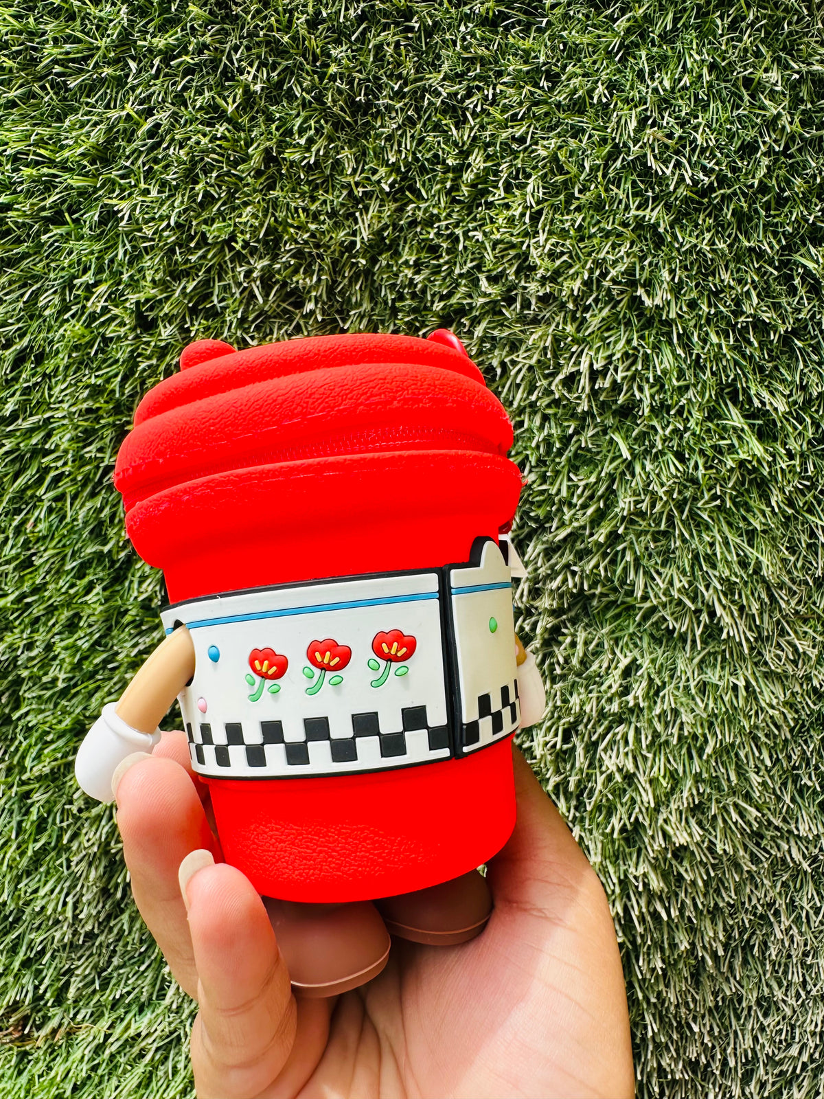 Hello Kitty Coin Pouch with Rotating Arms & Feet | Cute Mini Zipper Coin Purse with Clip for Kids, Girls & Gifting