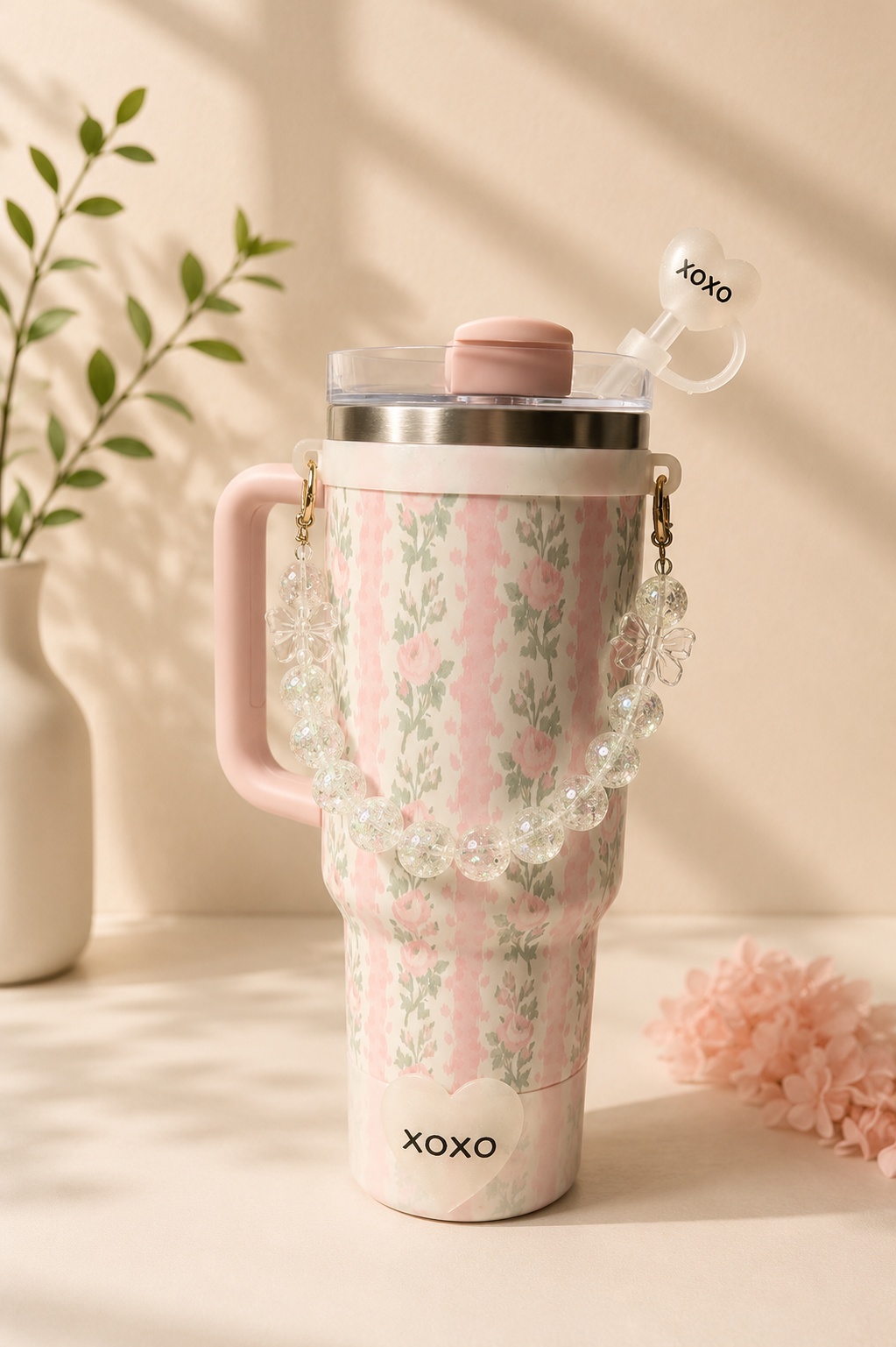 1200ML Bloom Charm Floral Tumbler