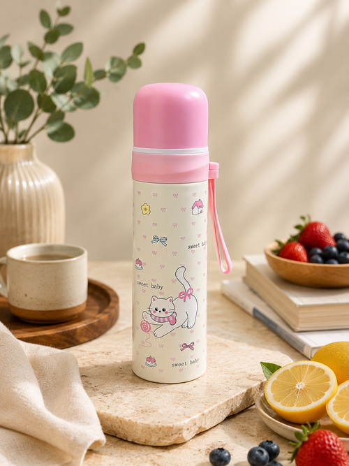 500ml Stainless Steel Vacuum Flask Leakproof Insulated Bottle