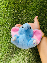 Cute Elephant Plush Keychain | Soft Elephant Bag Charm with Clip for Kids, Girls & Gifting