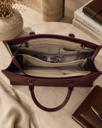 Premium Office Tote Bag for Women with Detachable Sling Strap