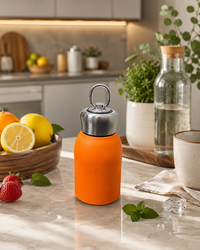 300ml Stainless Steel Leakproof Water Bottle with Ring Handle