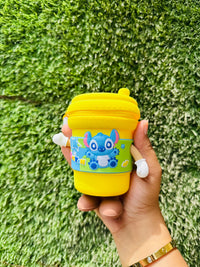 Cute Stitch Character Coin Pouch with Rotating Arms & Feet | Mini Zipper Coin Purse & Small Pouch for Kids, Girls & Gifting