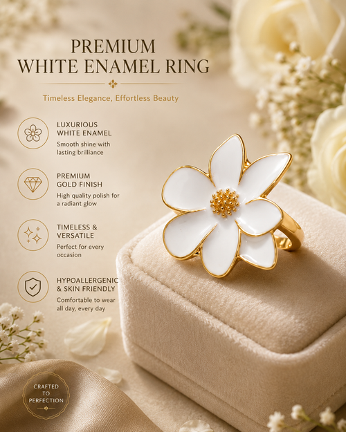 Ivory Blossom Ring