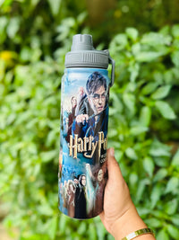 Harry Potter 800 ML Stainless Steel Leakproof Water Bottle | Wizarding Collection