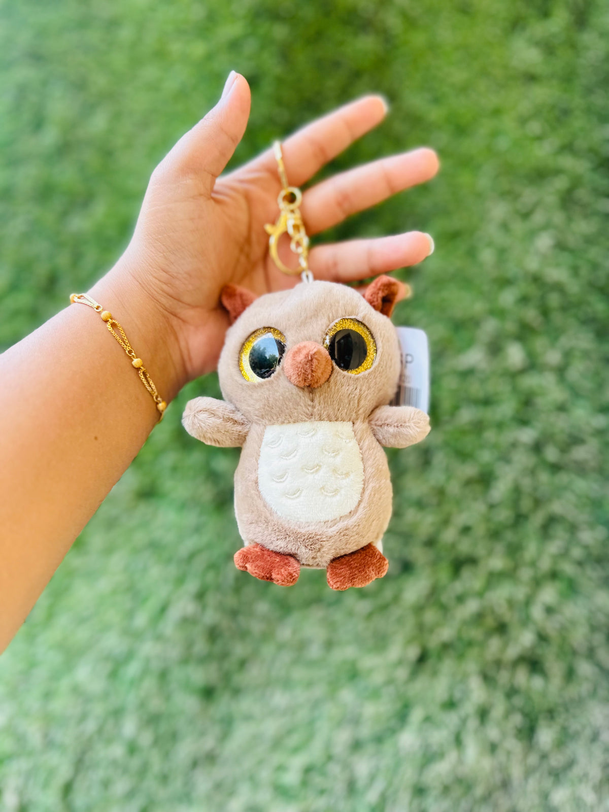 Cute Owl Plush Keychain | Soft Fluffy Owl Bag Charm & Keyring | Adorable Mini Owl Keychain