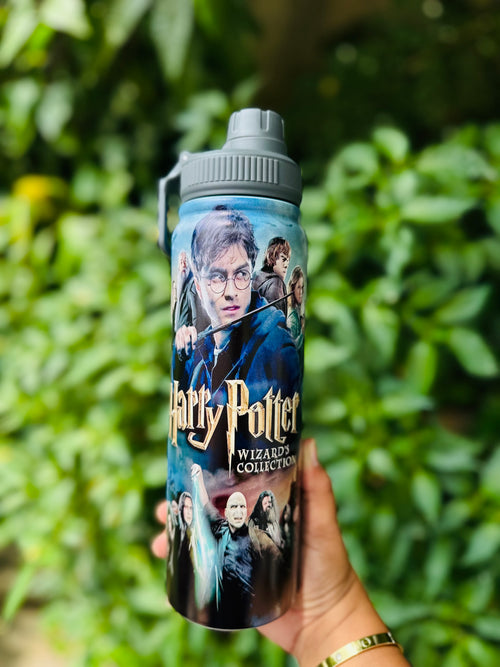 Harry Potter 800 ML Stainless Steel Leakproof Water Bottle | Wizarding Collection