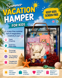 Summer Vacation Activity Hamper for Kids | Screen-Free Creative Learning & DIY Fun Gift Box