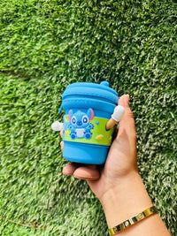 Cute Stitch Character Coin Pouch with Rotating Arms & Feet | Mini Zipper Coin Purse & Small Pouch for Kids, Girls & Gifting