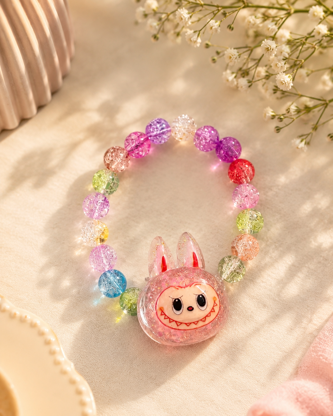 Light-Up Kids Rakhi Bracelet | LED Cartoon Rakhi for Kids & Gen Z | Cute Beaded Rakhi Gift
