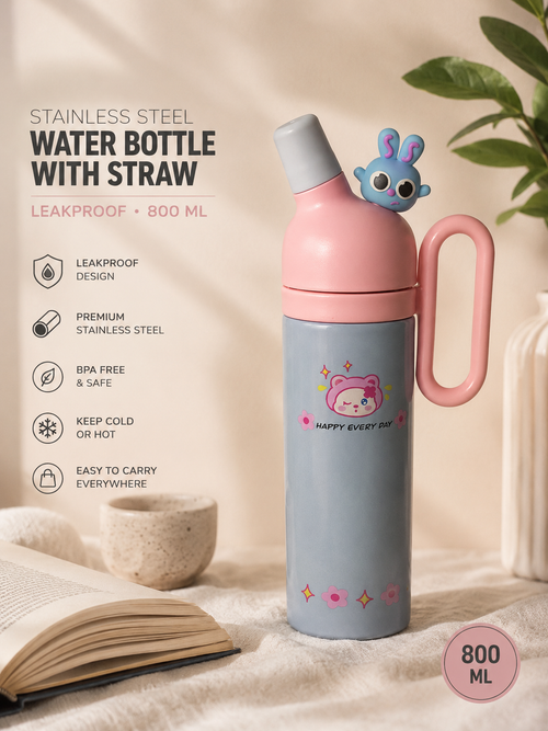 Bunny Adventure Water Bottle – 800ML