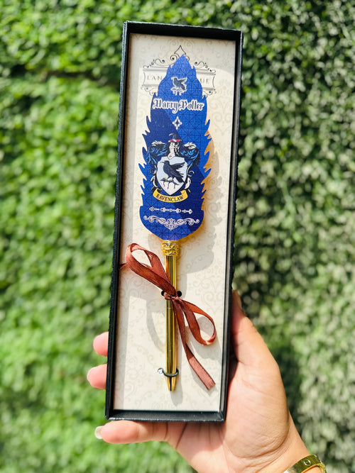 Harry Potter Premium House Crest Pen | Hogwarts Collectible Gift Pen | Ravenclaw & Gryffindor