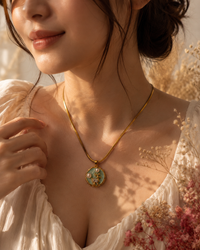 Anti Tarnish Enamel Deer Pearl Pendant Necklace for Women | Pinterest-Inspired Gold Deer Charm Necklace