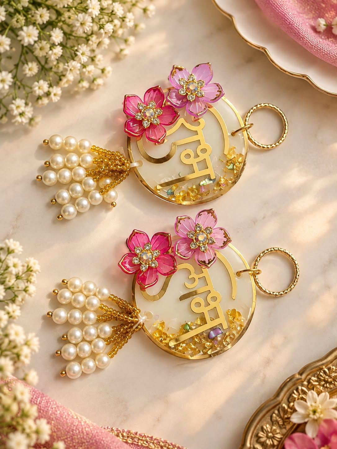 Diwali Gift Hamper with Festive Decor and Decorative Candles