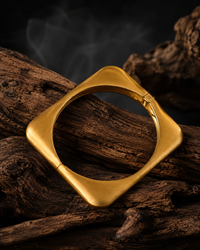 Trendy Anti Tarnish Bracelet for Women | Bold Gold-Tone Statement Bracelet | Stylish Minimalist Cuff Jewellery | Modern Everyday & Party Wear