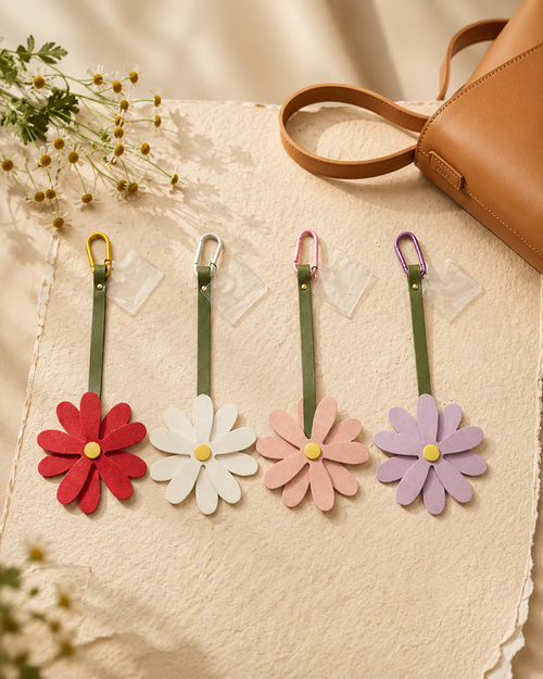 Bloom Travel Flower Bag Charm & Name Tag