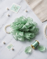Pearl Bloom Floral Hair Tie