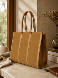 Premium Office Tote Bag for Women with Detachable Sling Strap
