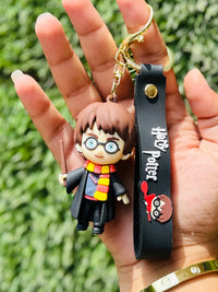 Premium Harry Potter Stationery Combo | Harry, Ron, Hermione & Draco Pens, A5 Notebook & Harry Potter Keychain | Gift Set for Potterheads