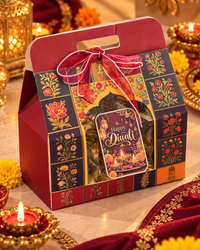 Diwali Gift Hamper with Shubh Labh, Makhana, Beetroot Chips and Candles