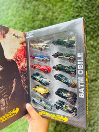 Batman Metal Toy Cars Set | Batmobile Die-Cast Metal Cars | Recoil Pull-Back Cars | Kids 3+