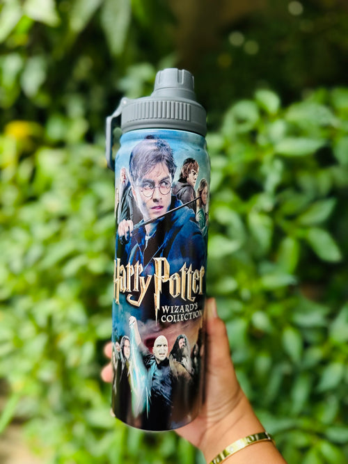 Harry Potter 800 ML Stainless Steel Leakproof Water Bottle | Wizarding Collection