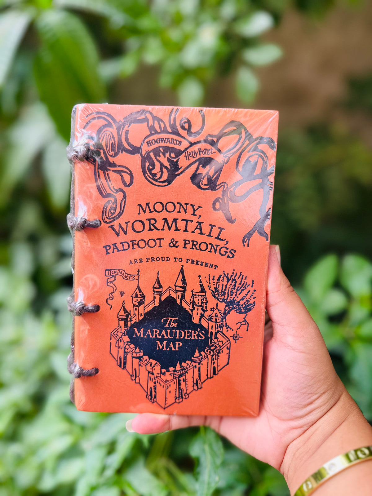 Harry Potter Marauder’s Map Leather Diary – Hogwarts Themed Vintage Journal