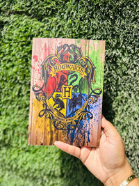 Premium Harry Potter Stationery Combo | 4 Hogwarts House Ball Pens, A5 Notebook & Harry Potter Keychain | Gift Set for Harry Potter Fans