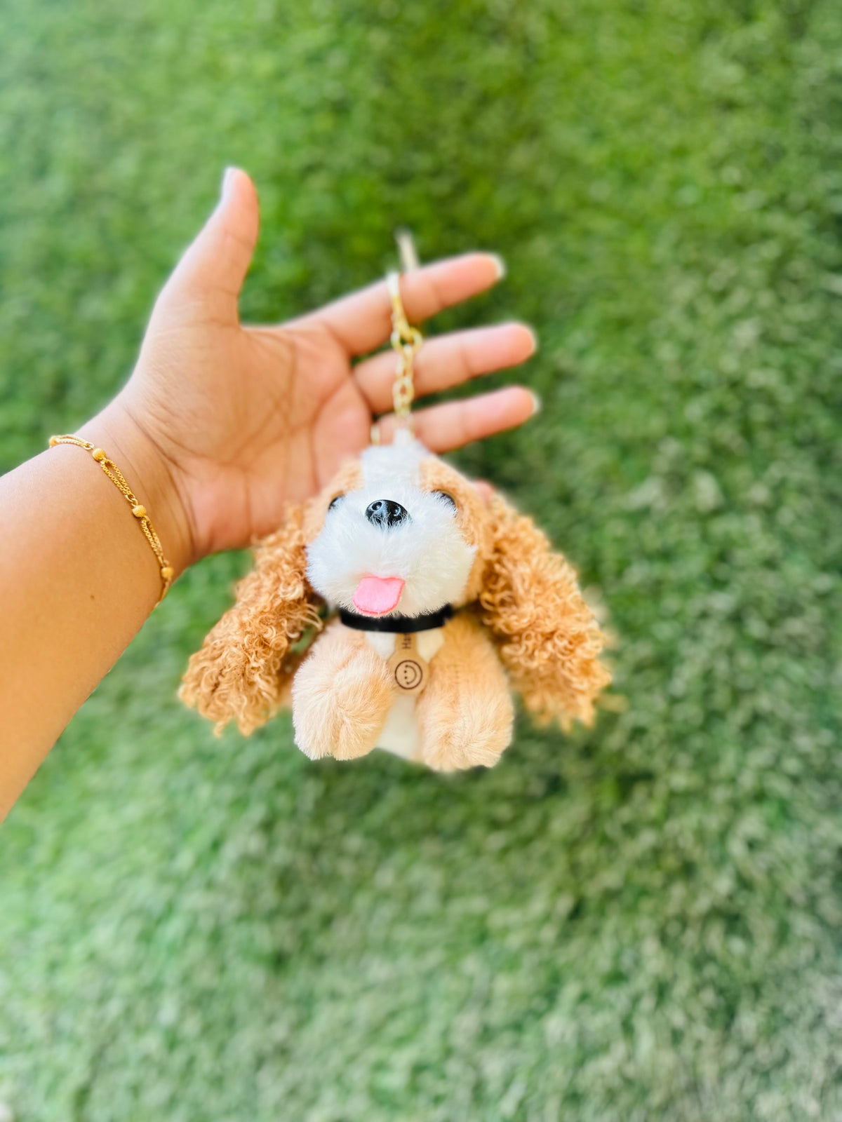 Cute Plush Puppy Keychain | Soft Dog Bag Charm & Keyring | Adorable Puppy Keychain