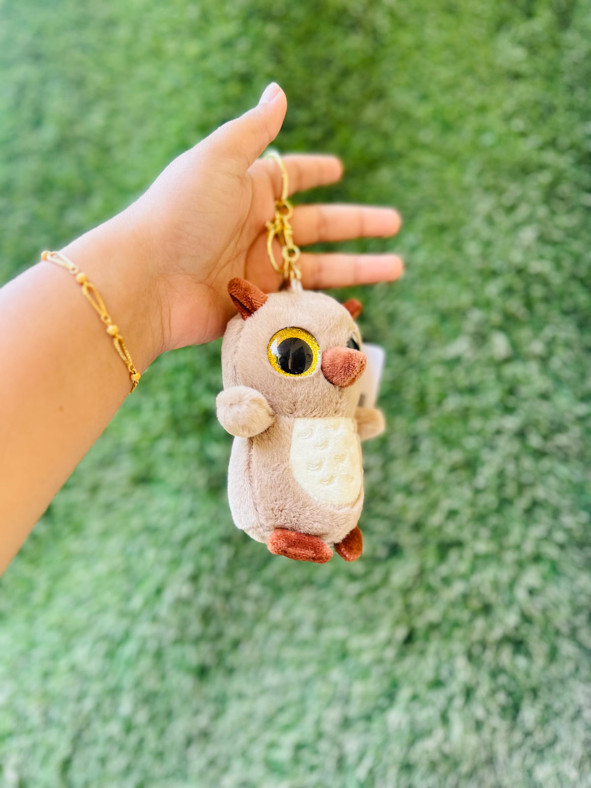 Cute Owl Plush Keychain | Soft Fluffy Owl Bag Charm & Keyring | Adorable Mini Owl Keychain
