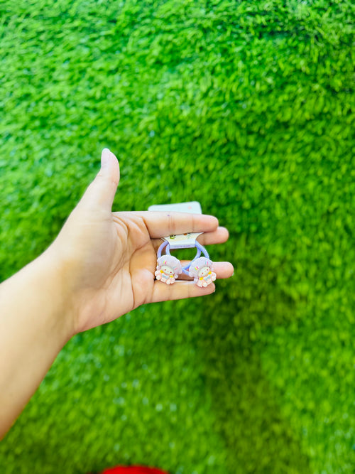 Navratri Kanjak Hamper Pack of 12, Kanya Pujan Return Gift Set for Girls with Character Rubber Band, Mini Hair Clips, Erasable Pen, Zip Lock Bag and Candies