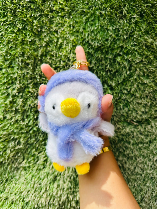 Cute Penguin Plush Keychain for Kids & Girls | Soft Penguin Bag Charm & Backpack Accessory | Adorable Penguin Keyring