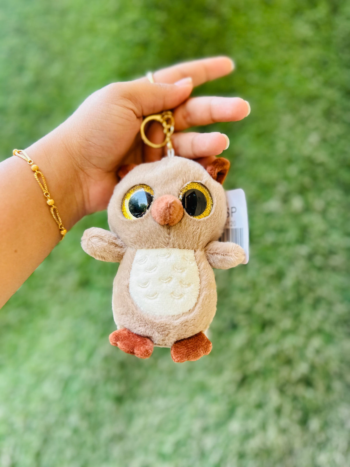 Cute Owl Plush Keychain | Soft Fluffy Owl Bag Charm & Keyring | Adorable Mini Owl Keychain