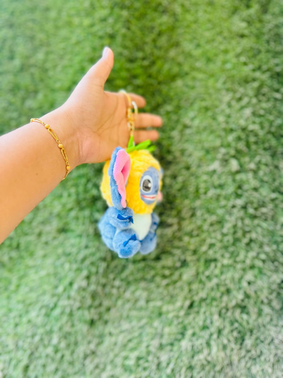 Stitch Plush Keychain | Cute Blue Alien Plush Bag Charm & Keyring | Adorable Cartoon Keychain