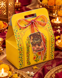 Diwali Gift Hamper with Festive Decor and Decorative Candles