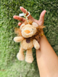 Cute Lion Plush Keychain for Kids & Girls | Soft Lion Bag Charm & Backpack Accessory | Cute Animal Keyring