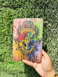 Premium Harry Potter Stationery Combo | 4 Hogwarts House Ball Pens, A5 Notebook & Harry Potter Keychain | Gift Set for Harry Potter Fans