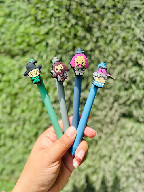 Harry Potter Professors Edition Ball Pen Set | 4 Character Pens | Hogwarts Themed Stationery Gift for Potterheads