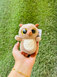 Cute Owl Plush Keychain | Soft Fluffy Owl Bag Charm & Keyring | Adorable Mini Owl Keychain