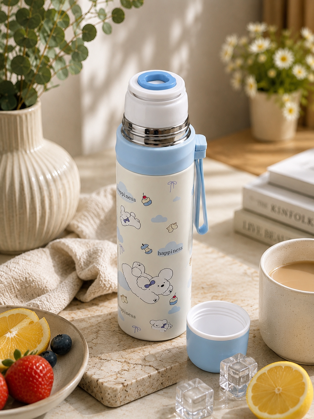 500ml Stainless Steel Vacuum Flask Leakproof Insulated Bottle
