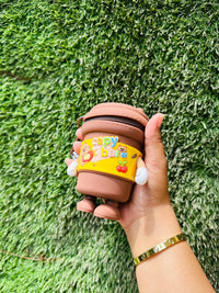 Cute Cappy Bear Coin Pouch with Rotating Arms & Feet | Mini Zipper Coin Purse for Kids, Girls & Gifting – 2 Colours