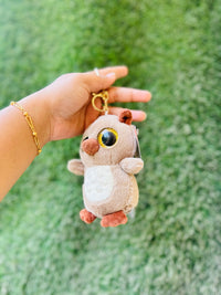 Cute Owl Plush Keychain | Soft Fluffy Owl Bag Charm & Keyring | Adorable Mini Owl Keychain