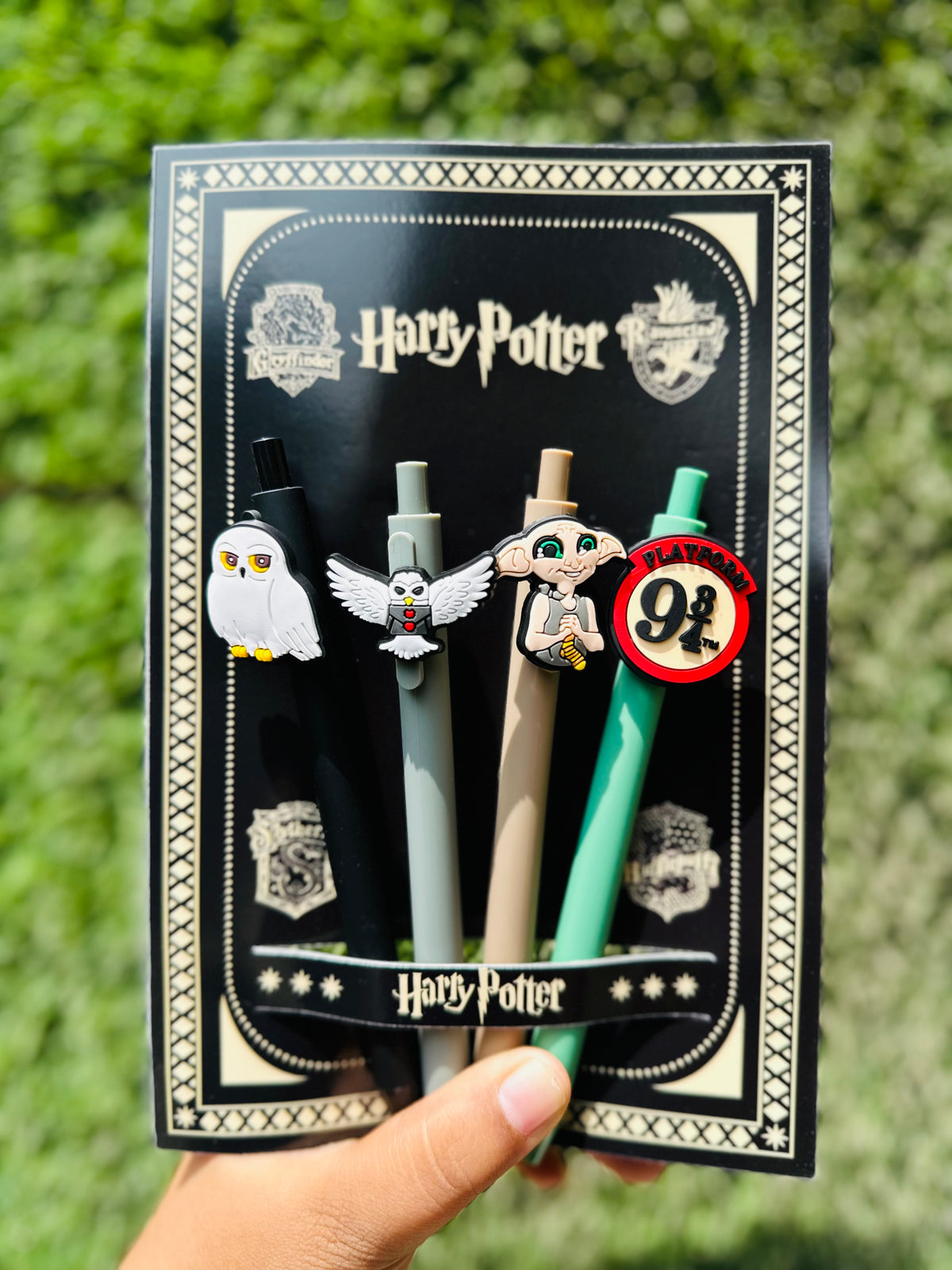 Harry Potter Themed 4 Ball Pen Set | Hogwarts Magical Stationery Pens | Potterhead Gift