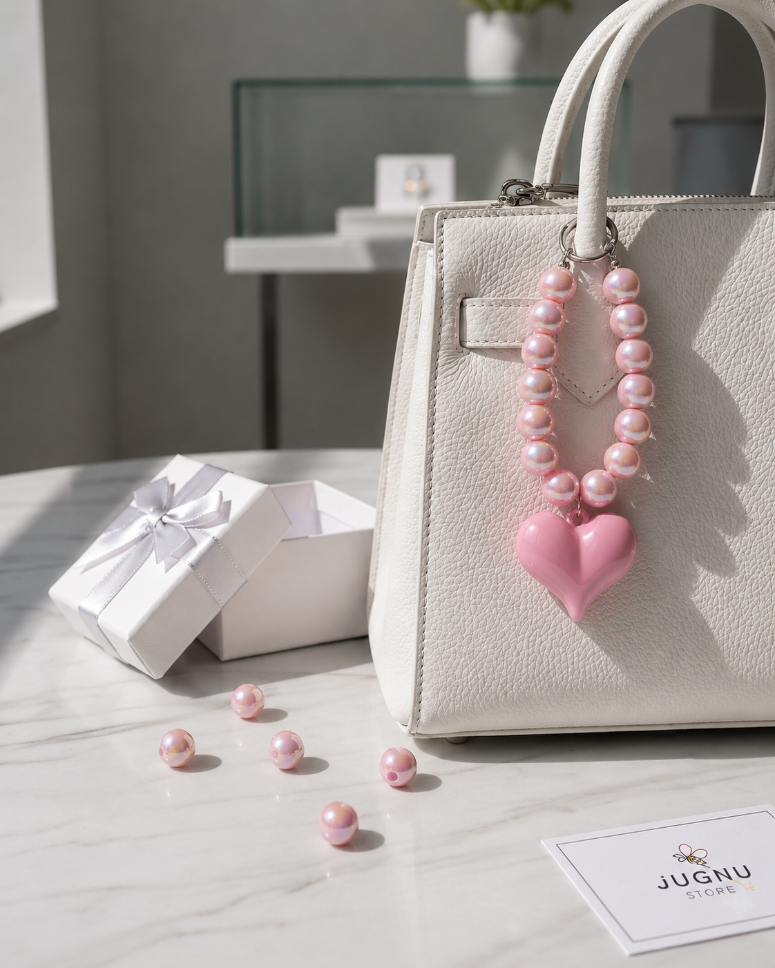 Sweetheart Pearl Charm