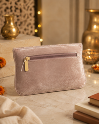 Blush Pink Embellished Clutch Bag | Party, Bridal & Wedding Clutch